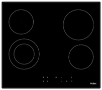 Встраиваемая электрическая варочная панель Haier HHX-C64DVB