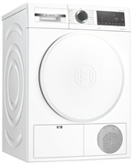 Сушильная машина Bosch Serie 6 WQG24100BY белый, с английской панелью управления