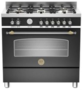 Комбинированная плита Bertazzoni HER90 6 MFE S NET