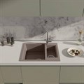 Кухонная мойка Omoikiri Sakaime 60-2-SA бежевый 4993910 - фото 18405