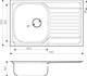 Кухонная мойка Omoikiri Kashiogawa 79 IN - фото 21562