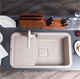 Кухонная мойка Omoikiri Tasogare 86-BE ваниль 4993455 - фото 21575