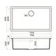 Кухонная мойка Omoikiri Yamakawa 75T-U/I-PL платина 4993464 - фото 21589