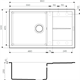 Кухонная мойка Omoikiri Sumi 86-BE ваниль 4993647 - фото 21936