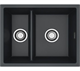 ALVEUS Мойка для кухни ALVEUS OMNI 50 GRANITAL CARBON-G91  550x450x198 с сифоном 1150202 - фото 34698