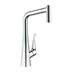 Смеситель Hansgrohe Metris 14820800, для кухни с выдвижным изливом, цвет сталь - фото 35217