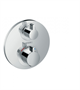 Смеситель Hansgrohe Ecostat S 15758000 для душа, с запорным/переключающим вентилем, термостатический, хром - фото 35354