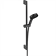 Душевой гарнитур Hansgrohe Pulsify 24160670 Select S, лейка Relaxation 3 режима, черный матовый, диск графит - фото 35892