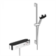 Душевая система Hansgrohe Pulsify 24260000 Select S, термостатическая, с ручным душем 105 3jet Relaxation, штангой 65 см, держателем и шлангом, хром - фото 35900