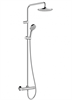 Душевая система Hansgrohe Vernis Blend Showerpipe 200 1jet EcoSmart, термостатическая, хром, 26089000 - фото 35971