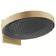 Верхний душ Hansgrohe Rainfinity 26230140, 36 х 36 см, 1 режим струи, с держателем, шлифованная бронза - фото 35979