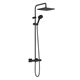Душевая система Hansgrohe Vernis Shape 26427670 Showerpipe 240 1jet, термостатическая, черный матовый - фото 36024