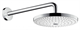 Верхний душ Hansgrohe Raindance Select 26466400, 24х24 см, 2 режима струи, с держателем, белый/хром - фото 36029