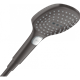 Ручной душ Hansgrohe Raindance Select E120 3jet 26520340, 12 см, 3 режима лейки черный хром - фото 36036