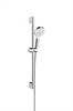 Душевой гарнитур Hansgrohe Crometta Vario 26553400, 2 режима струи, корпус хром, лицевая часть белая - фото 36050