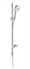 Душевой гарнитур Hansgrohe Raindance Select E 26621000 120, 90 см, 3 режима струи, корпус хром, лицевая часть хром - фото 36066
