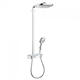 Душевая система Hansgrohe Raindance Select E 300 3jet 27127400 Showerpipe термостатическая, белый/хром - фото 36138