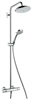 Душевая система Hansgrohe Croma 27185000 220 Showerpipe, термостатическая, хром - фото 36143