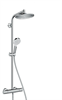 Душевая система Hansgrohe Crometta S 240 1jet Showerpipe 27267000 с термостатом, хром - фото 36153