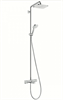 Душевая система Hansgrohe Croma E Showerpipe 280 1jet 27687000 c термостатом и изливом для ванны, хром - фото 36201