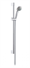 Душевой гарнитур Hansgrohe Crometta 85 Mono 1jet 27728000, штанга 65 см, корпус хром, лицевая часть серая - фото 36203
