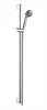 Душевой гарнитур Hansgrohe Crometta 85 Mono 27729000, штанга 90 см, корпус хром, лицевая часть серая - фото 36204