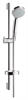 Душевой гарнитур Hansgrohe Croma 100 Vario 27771000, 90 см, корпус хром, лицевая часть белая - фото 36210