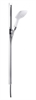 Душевой гарнитур Hansgrohe PuraVida 27853400, 90 см, корпус хром, лицевая часть белая, 3 режима струи - фото 36220