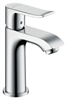 Смеситель Hansgrohe Metris 31088000 для раковины, со сливным гарнитуром - фото 36453