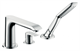 Смеситель Hansgrohe Metris 31190000 на борт ванны, внешняя часть - фото 36465