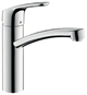 Смеситель Hansgrohe Focus 31806800 M41, для кухонной мойки, цвет сталь - фото 36503