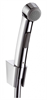 Гигиенический душ Hansgrohe со смесителем, хром, 32128000/26457000/75615000/01800180 - фото 36538