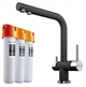 Комплект смеситель+фильтр Omoikiri Nagano-BL-P + Pure drop Lite 4047.8028P - фото 37265