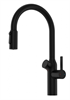 Смеситель кухонный с дозатором Oulin OL - 8018 Black - фото 37774