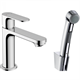 Смеситель Hansgrohe Rebris 72215000 S для раковины с гигиеническим душем, хром глянцевый - фото 38582