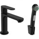 Смеситель Hansgrohe Rebris 72215670 S для раковины с гигиеническим душем, черный матовый - фото 38583