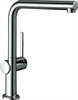 Смеситель Hansgrohe Talis 210 M54, для кухонной мойки, с вытяжным изливом, хром, 72808000 - фото 38637