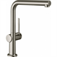 Смеситель Hansgrohe Talis 210 M54, для кухонной мойки, с вытяжным изливом, под сталь, 72840800 - фото 38658