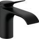 Смеситель Hansgrohe Vivenis 75012670 для раковины 80, без донного клапана, черный матовый - фото 39182