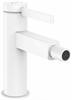 Смеситель для биде Hansgrohe Finoris 76200700, со сливным клапаном Push-Open, матовый белый - фото 39277