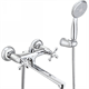 Смеситель Lemark Standard LM2113C, для ванны и душа, с душевым гарнитуром, хром - фото 44063