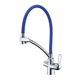 Смеситель Lemark Comfort LM3070C-Blue для кухонной мойки, с подключением к фильтру, хром/синий - фото 44085