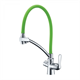 Смеситель Lemark Comfort LM3070C-Green для кухонной мойки, с подключением к фильтру, хром/зеленый - фото 44086