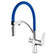 Смеситель Lemark Comfort LM3074C-Blue, для кухни с подключением к фильтру с питьевой водой, хром/синий - фото 44093