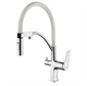 Смеситель Lemark Comfort LM3074C-White, для кухни с подключением к фильтру с питьевой водой, хром/белый - фото 44098