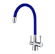 Смеситель Lemark Comfort LM3075C-Blue для кухонной мойки, с подключением к фильтру питьевой воды, хром/синий - фото 44107