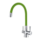 Смеситель Lemark Comfort LM3075C-Green для кухонной мойки, с подключением к фильтру питьевой воды, хром/зеленый - фото 44109