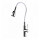 Смеситель Lemark Expert LM5082S-White для кухни с гибким изливом, хром/белый - фото 44335
