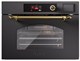 Комбинированный духовой шкаф с паром и микроволнами ILVE 645-SNHSW/WHG белый (ручки латунь) - фото 48374
