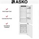 Встраиваемый комбинированный холодильник Asko RFN31831i - фото 49814